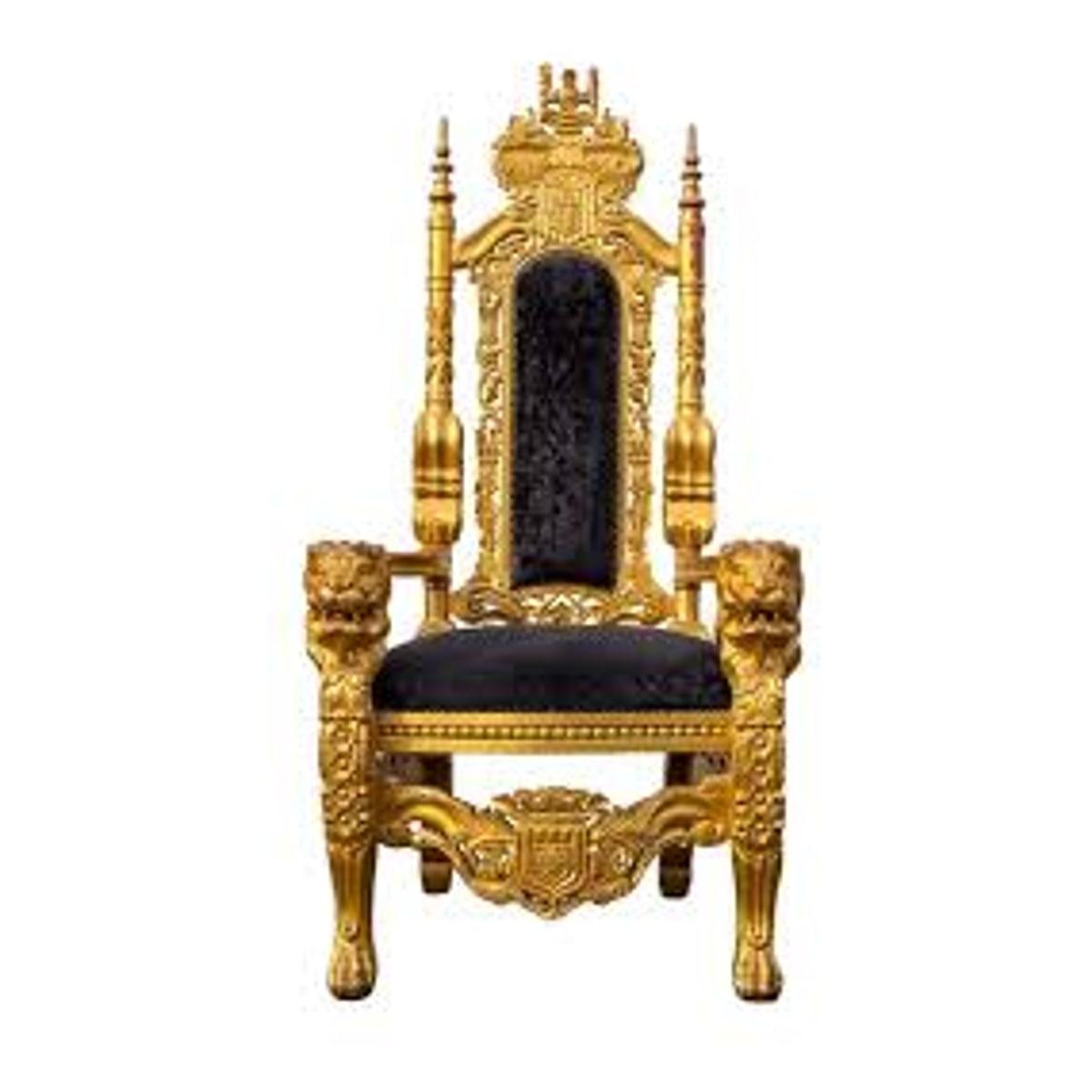 Black Throne Chair
